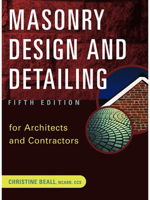 Masonry Design and Detailing - ebook